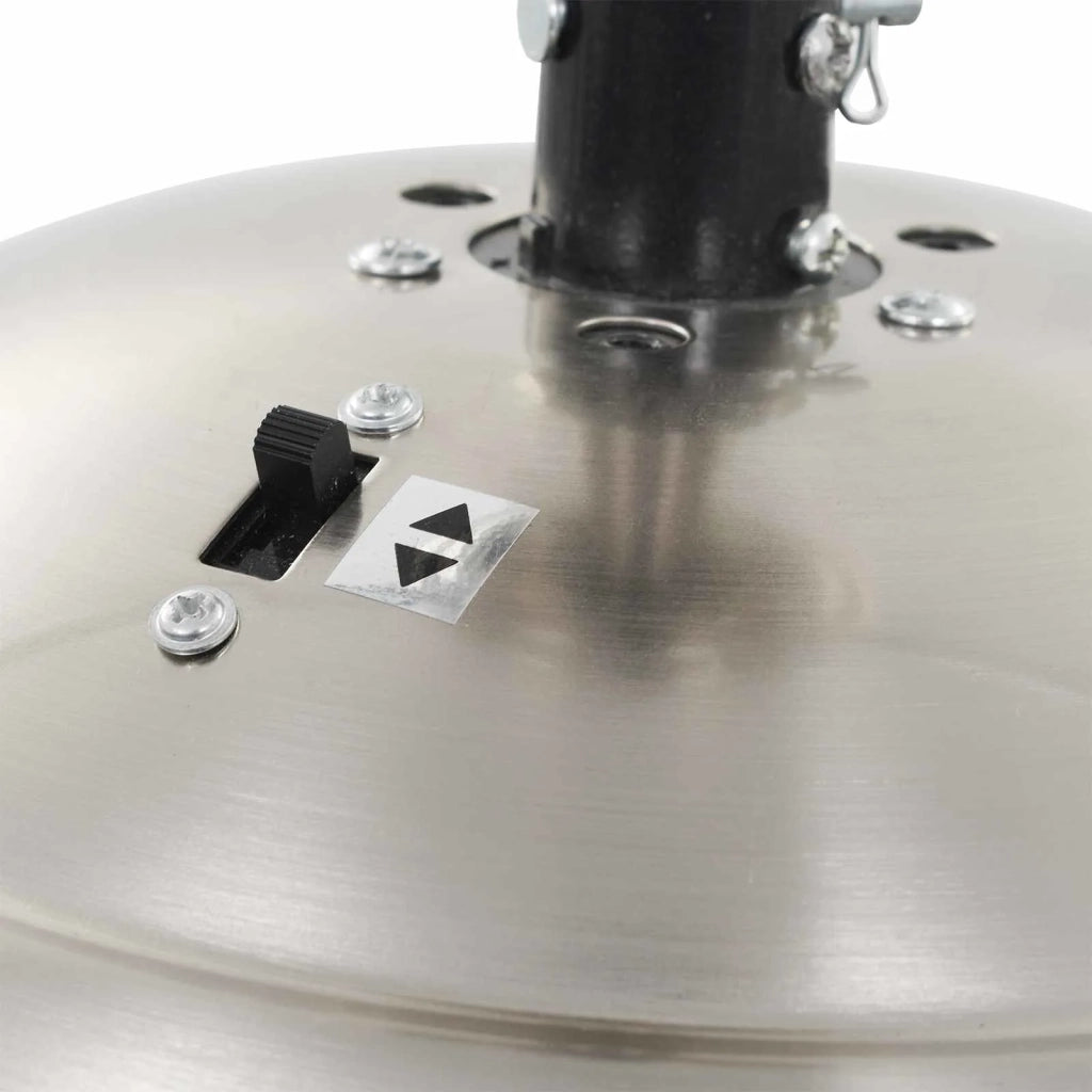 Ventilatore da soffitto con luce e telecomando Ø 130 cm Nero 42035658