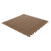 Set da 10 Piastrelle in Plastica Flessibili Drenanti 55,5 x 55,5 cm da Esterno Giardino 3,08 m2 colore: Beige