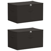 Scatola di Stoccaggio 2 pz Antracite 55 x 35 x 32 cm CFW2700081