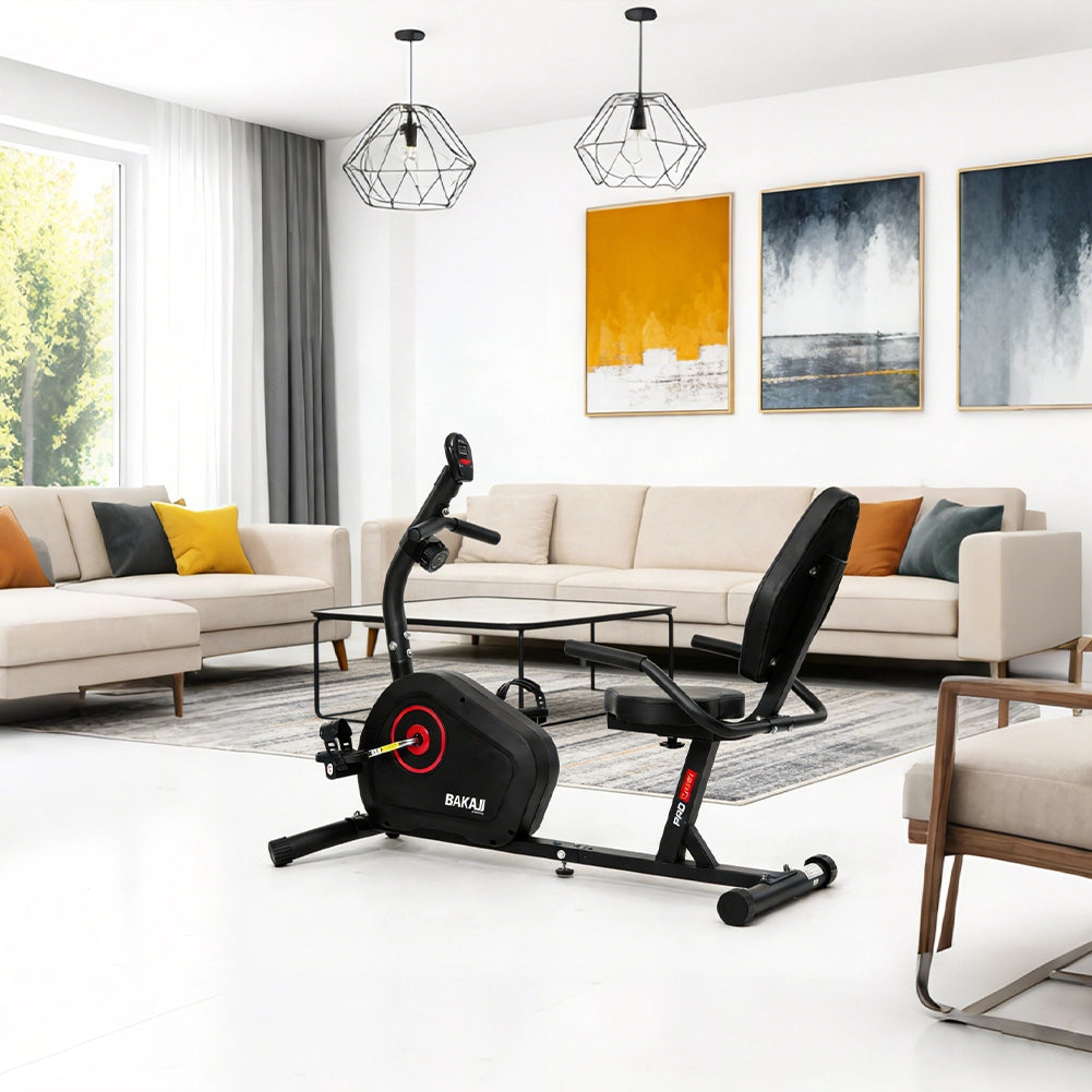 Cyclette da Seduta con 8 Livelli Potenza Bici Ergonomica per Allenamento Fitness