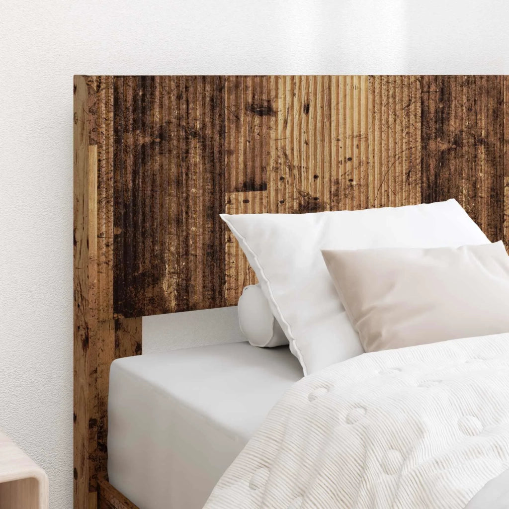 Struttura del letto con stoccaggio e testata Legno antico 3414257