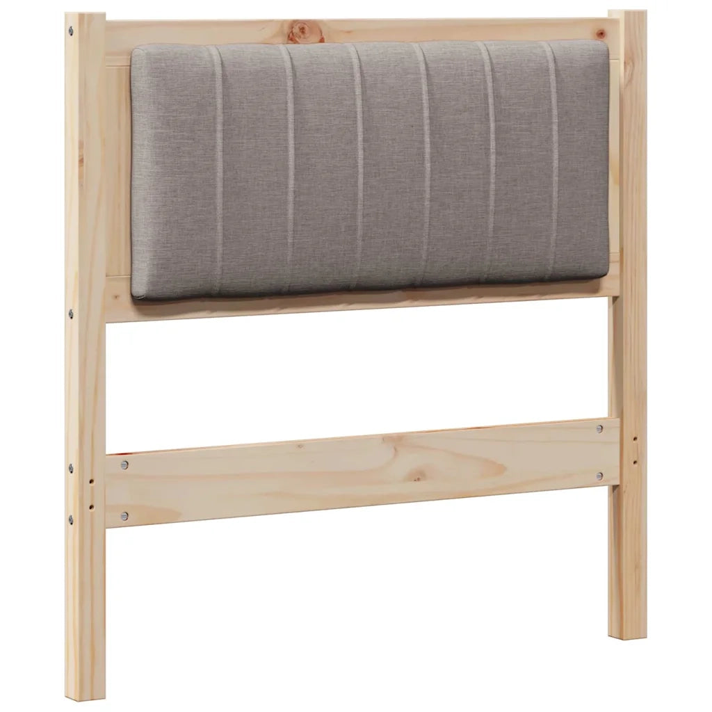 Testiera | Testata imbottita con Testiera | Testata Marrone 80 cm Pino massello