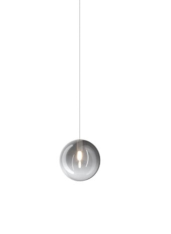 SOSPENSIONE OTTONE SAT. 8 LUCI TONDA VETRI 2X TR + 2X AM + 2X FU + RA + OR 1184OS-S8 T-MC