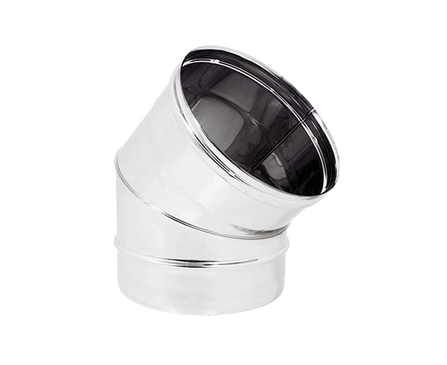 CURVA 45  ° MONOPARETE ACCIAIO INOX AISI 304  EE ¸250 SP 05 MM   EUROPROFIL SRL