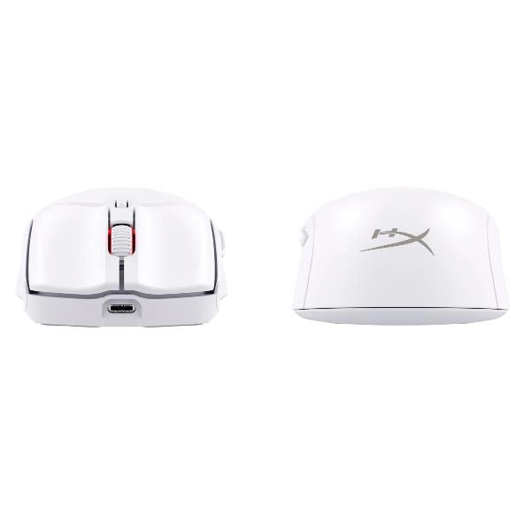 Hyperx pulsefire haste 2 – mouse da gaming wireless (bianco) - 6N0A9AA