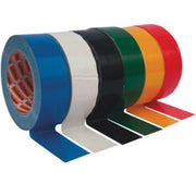 Trade Shop - Set 6 Pezzi Nastro Telato Americano Adesivo 50mm X 12mt Isolante Per Riparazioni -
