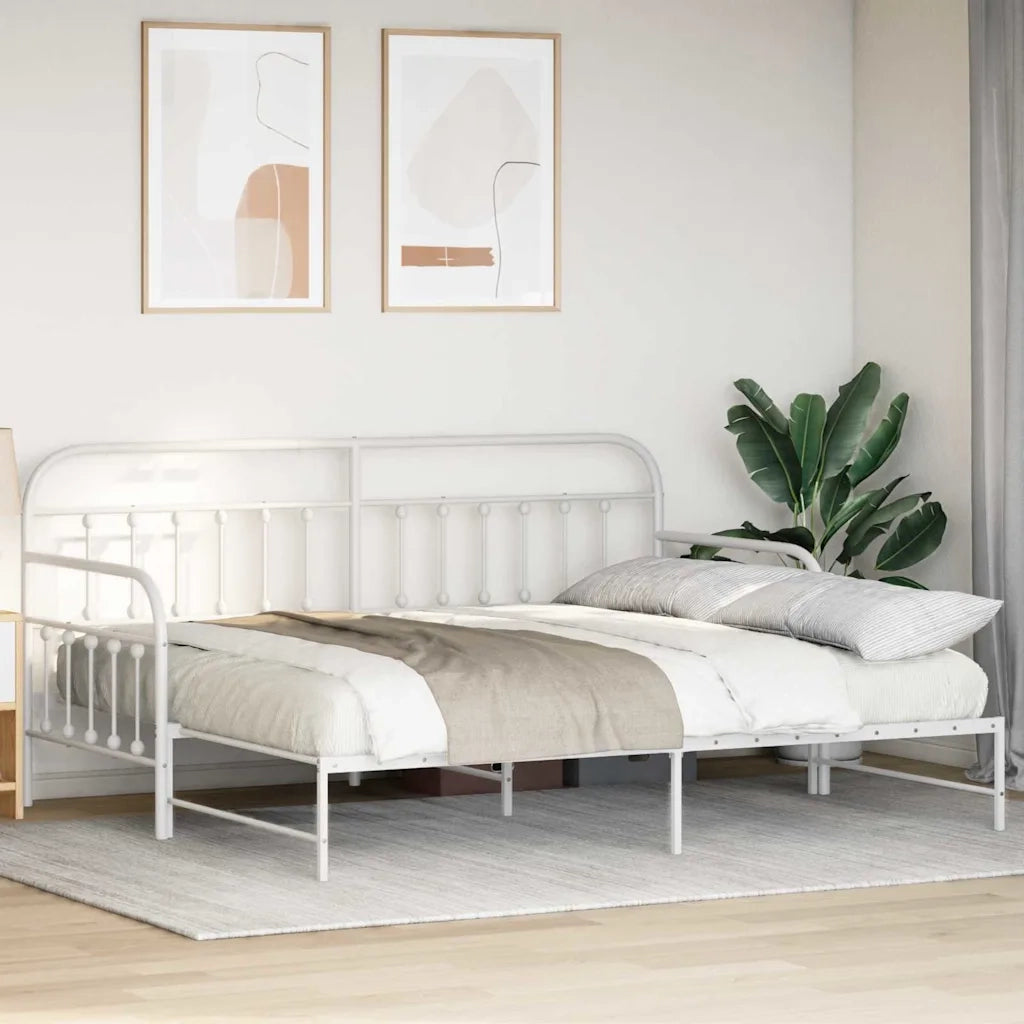 Struttura per letto di giorno Bianco 90 x 200 cm 42002652