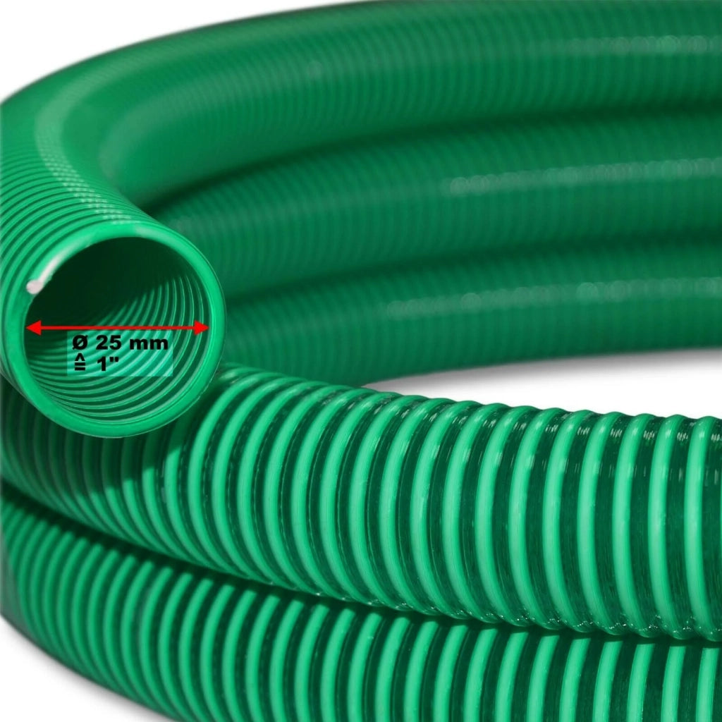 Tubo per laghetto 5 m ondulato e flessibile rinforzato diametro 25 mm (1") per pesci koi green laghetto 16_0001586