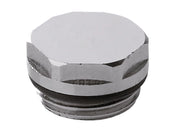 Tappo in ottone cromato per radiatori 3/8