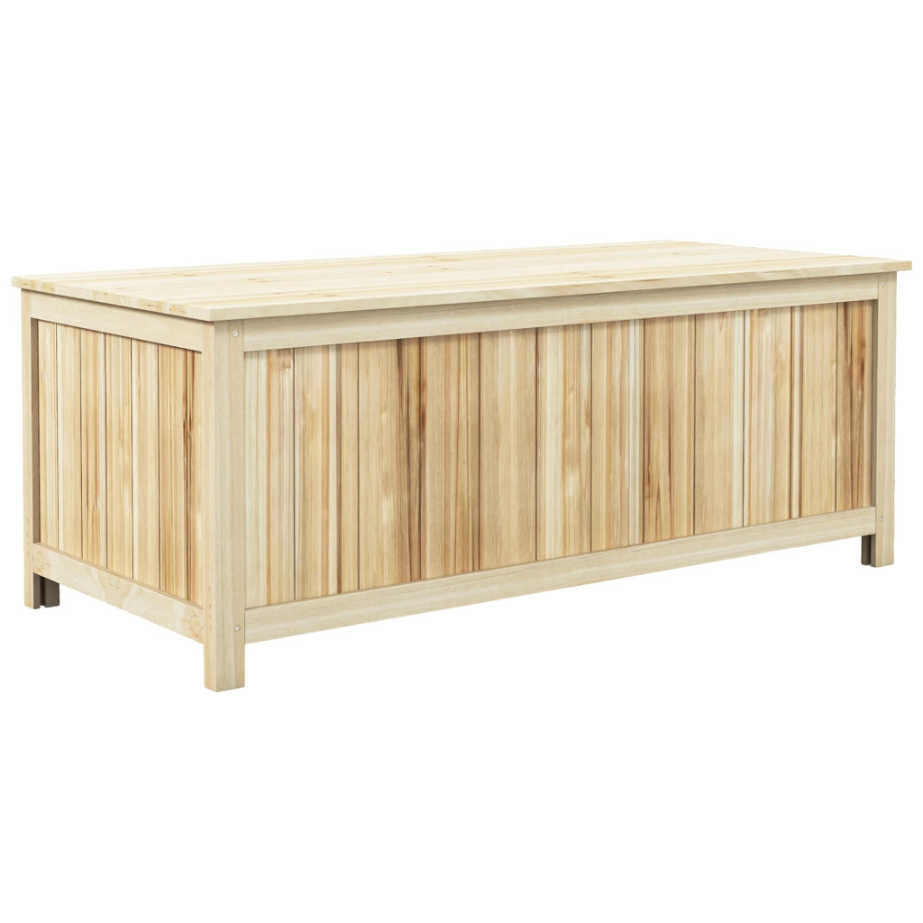 Panca Contenitore da Giardino in Legno ¨C Minimal ¨C 120x55x45cm Colore Legno