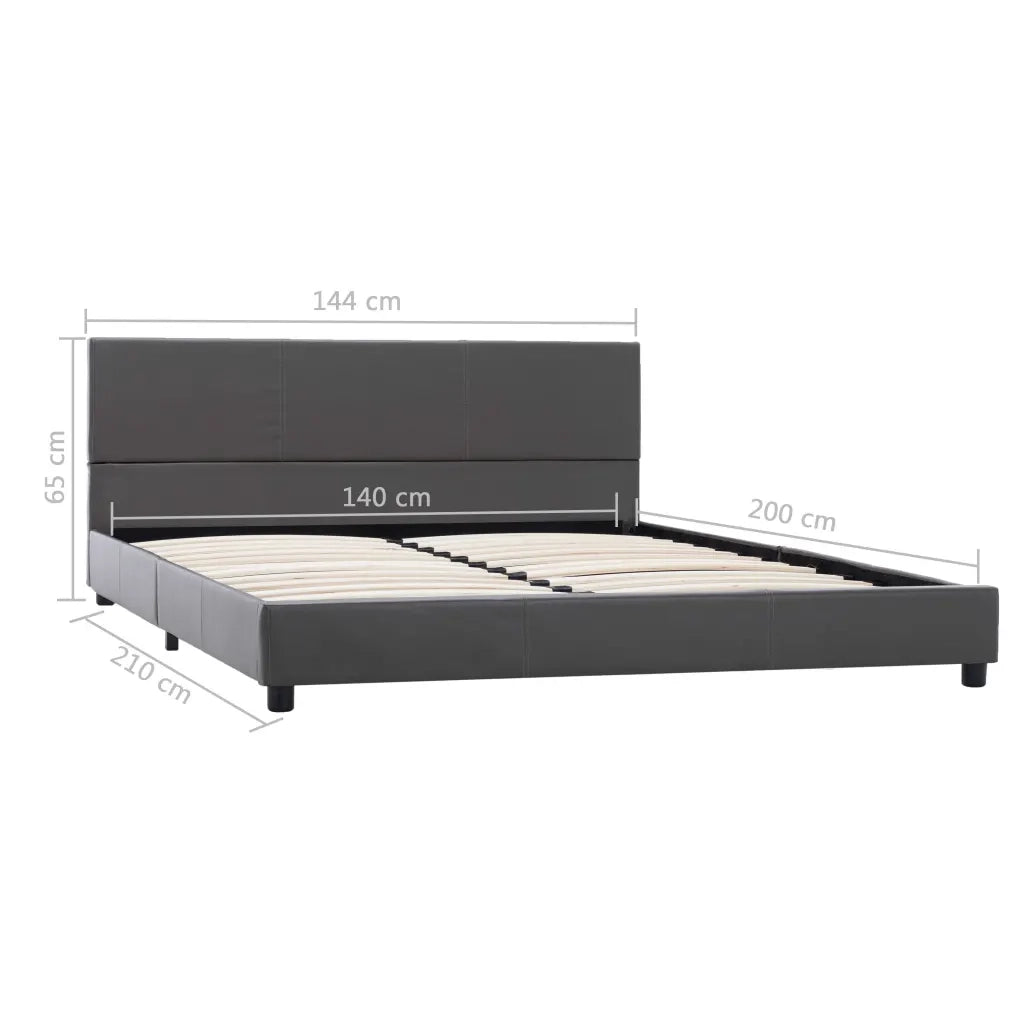 Giroletto Grigio in Similpelle 140x200 cm 284777