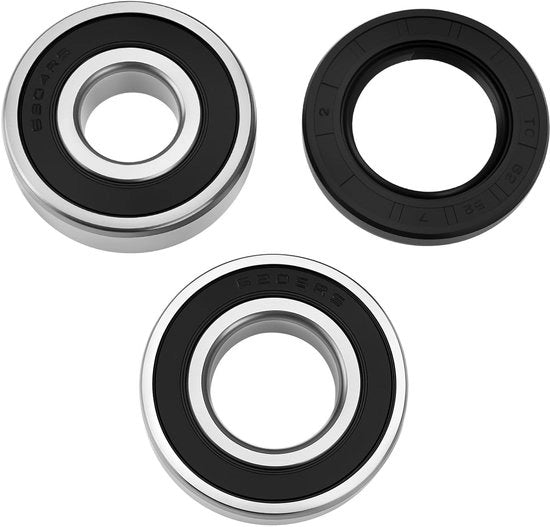 Set di supporti di ruota con guaina di protezione - Compatibile con rimorchi DDR - Materiale di ricambio per assi di rimorchio - Diametro interno 20/25mm - Altezza 15mm - Set di supporti di ruota