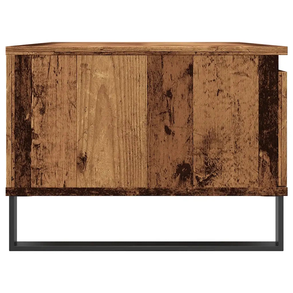 Tavolino da Salotto-Tavolino da soggiorno-Tavolo Legno Antico 90x50x36,5 cm in Truciolato 991298