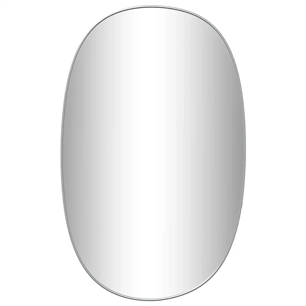 Specchio da Parete Argento 80x50 cm 348214