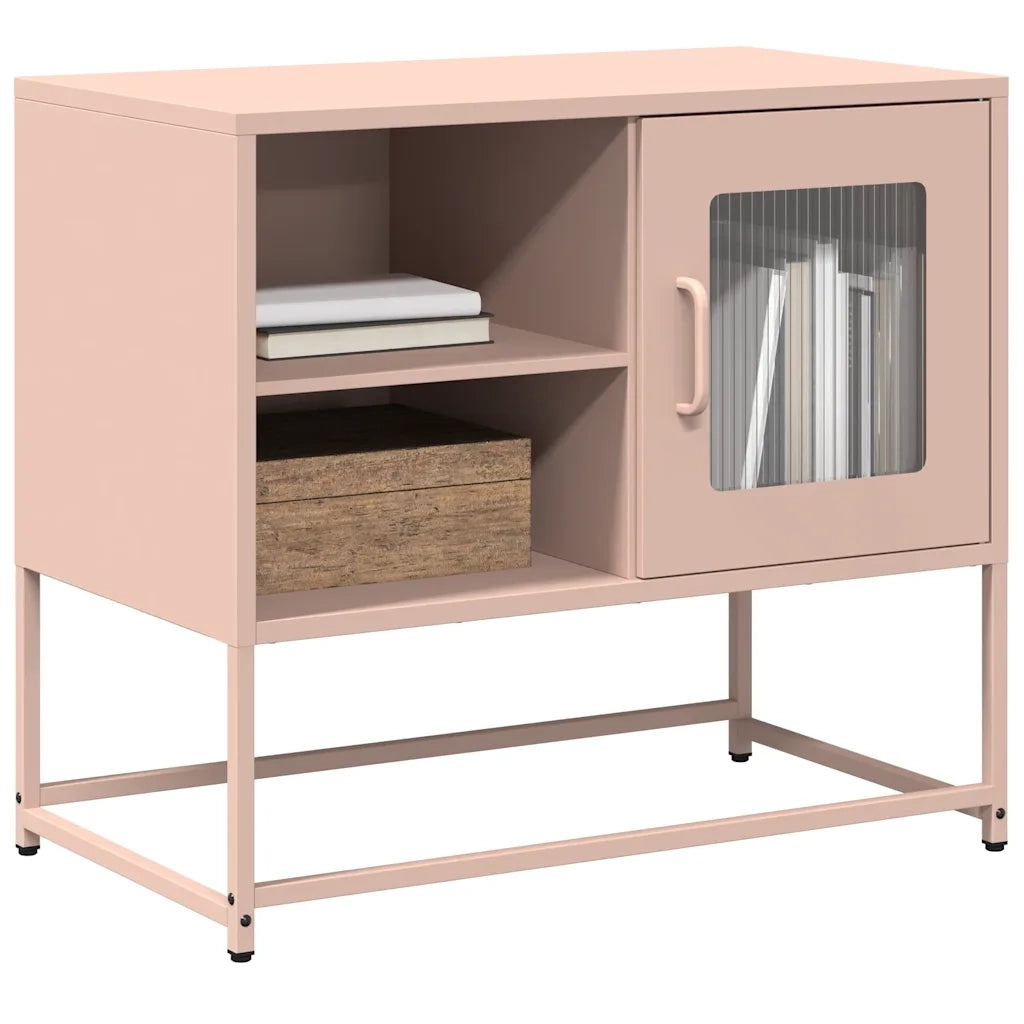 Mobile TV Rosa 68x39x60,5 cm in Acciaio 853387