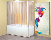 1pz box vasca a soffiet.2lati cm 70x170-140 150h cod:ferx.92585