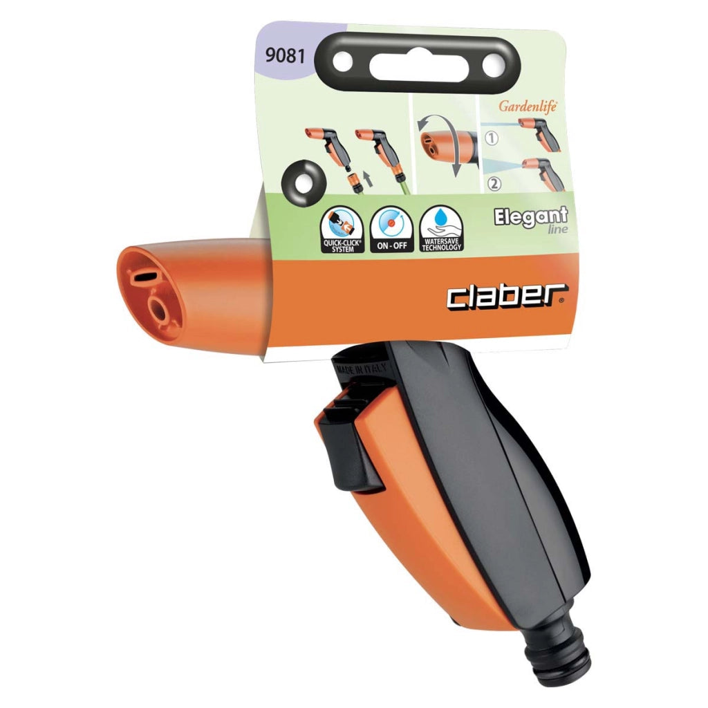 IDROPISTOLA A LANCIA ELEGANT DOPPIO GETTO IN BLISTER 9081 - 2 blister CLABER