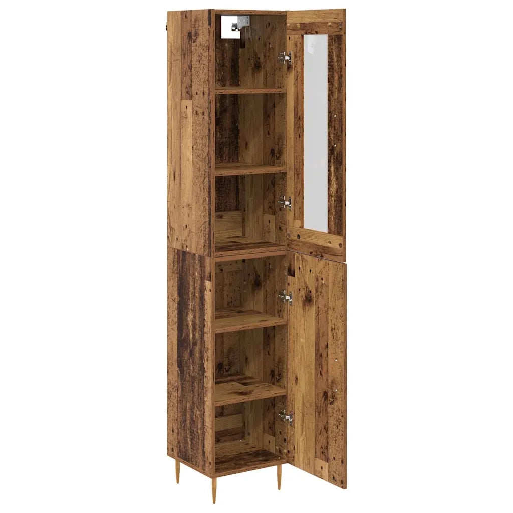 Credenza 2 pcs Legno vecchio Legno multistrato 3415674