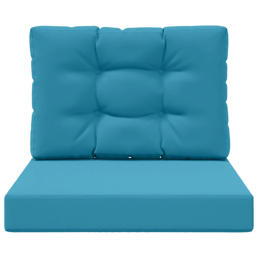 Cuscino per divano da esterno 2 pcs Blu Reale Poliestere 900737