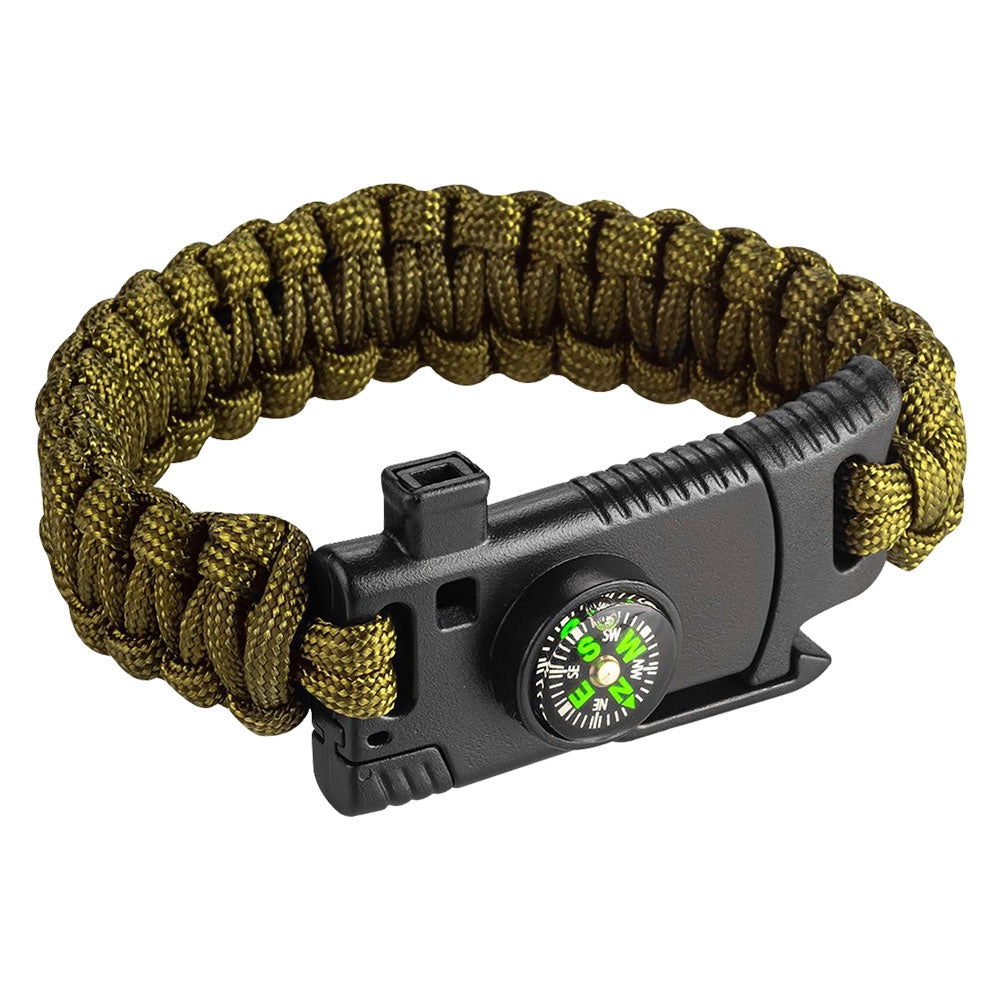 1pz bracciale da escursione 5 in 1 colore verde cod:ferx.8302280nlm