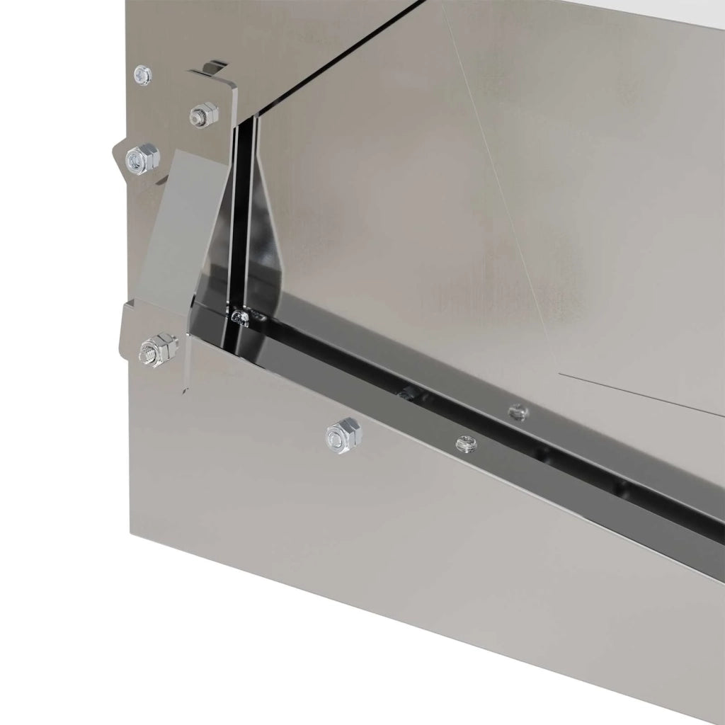 Mangiatore a Pedale per Pollo Argento 50 x 40 x 29 cm CFW5026206