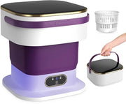 Mini-wasmacchina 15L con centrifuga - Lavatrice portatile - Lavatrice pieghevole - Adatta per appartamenti - Adatta per studentati - Adatta per campeggi