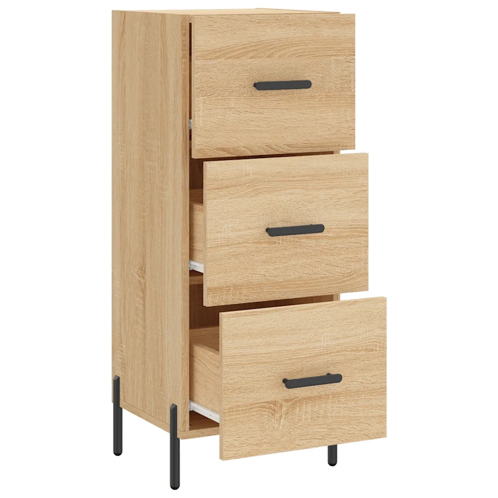 Credenza-Buffet-Armadio da cucina Rovere Sonoma 34,5x34x90 cm in Legno Multistrato 511374