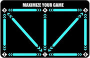 Mat di allenamento per calcio Antislip - Mat di allenamento per calcio - Mat di dribbling - Accessori sportivi - 40x60cm - Migliora velocità e flessibilità - Mat di allenamento per calcio