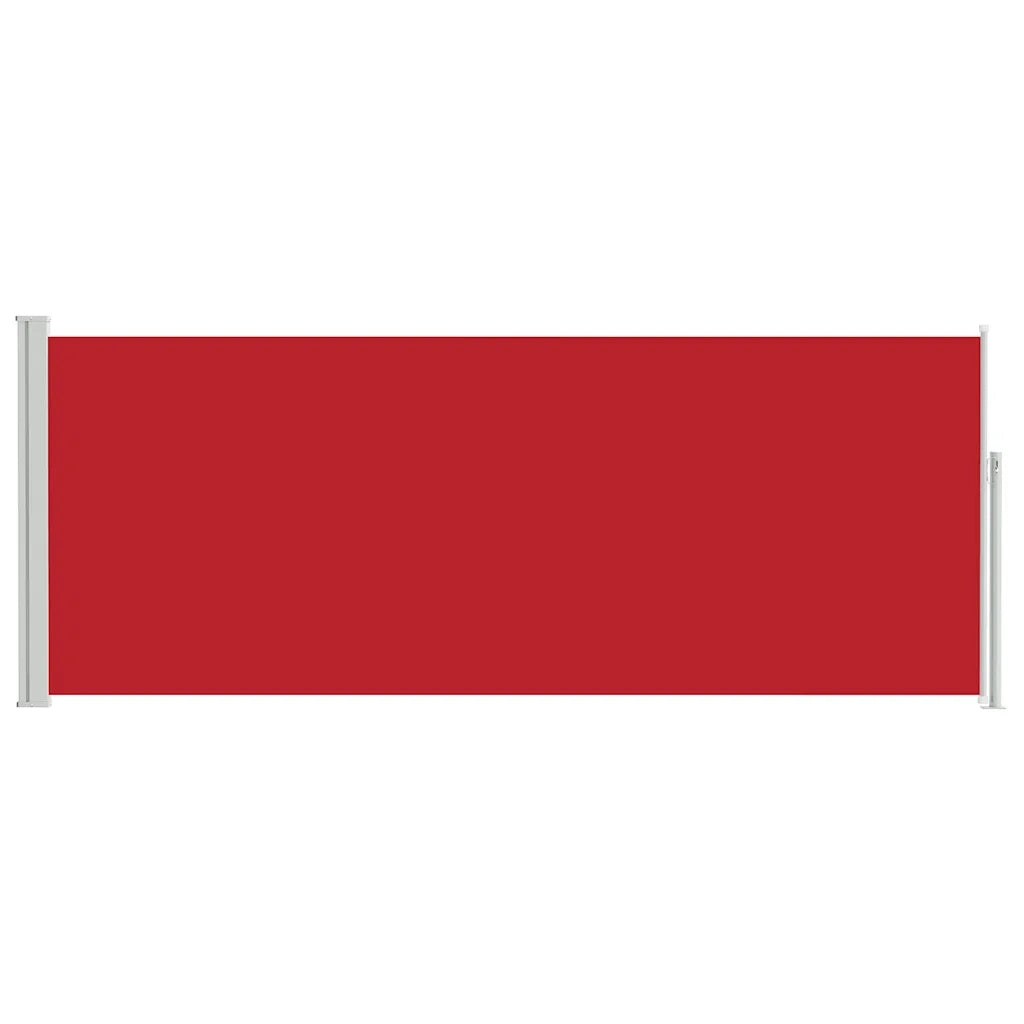 Tenda da Sole Laterale Retrattile 120 x 300 cm Rossa 45362