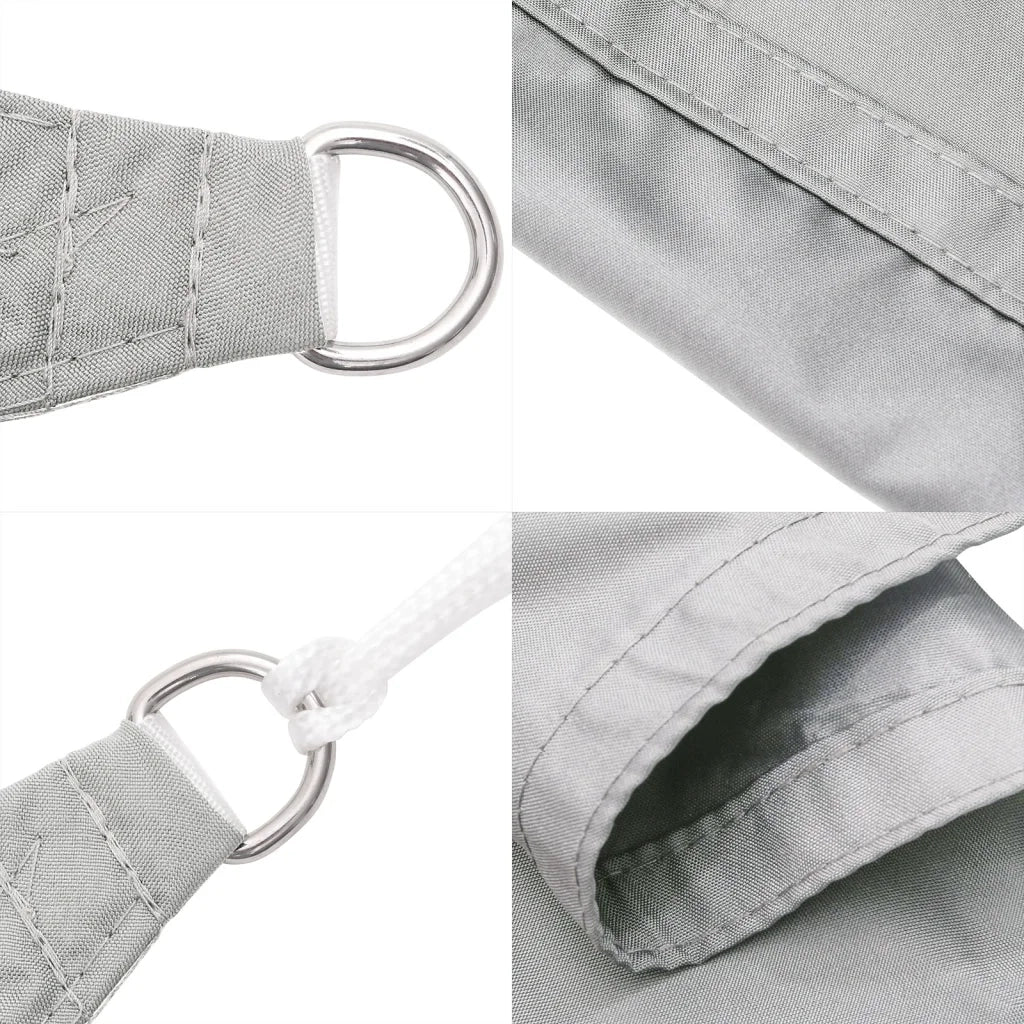 Vela Parasole Grigio Chiaro 5x7x7 m 100% Poliestere Oxford 4000924
