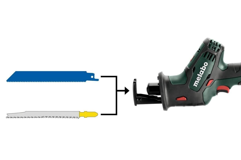 Metabo 602266840 SSE 18 LTX Compact Seghetto Alternativo a Batteria 18V 13 mm 1.4 Kg colore Verde Scuro