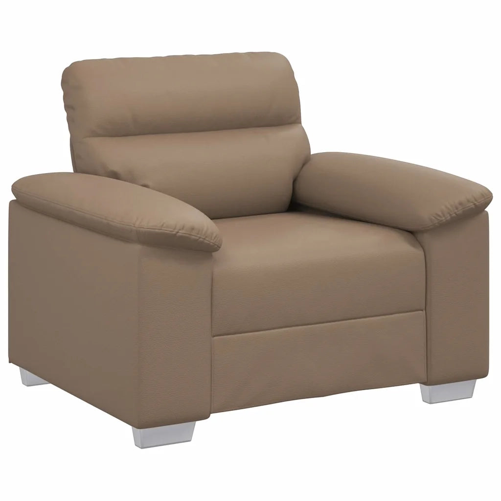 Poltrona | Sedia Relax Cappuccino 100x81x84 cm in Similpelle