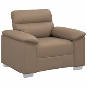 Poltrona | Sedia Relax Cappuccino 100x81x84 cm in Similpelle