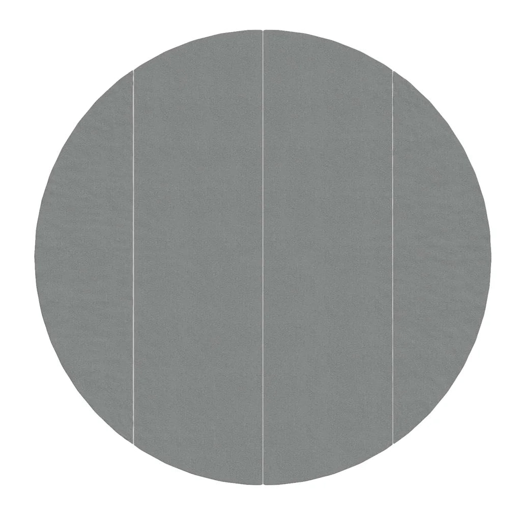 Telo Sotto Piscina Grigio Chiaro ?458 cm Geotessile Poliestere