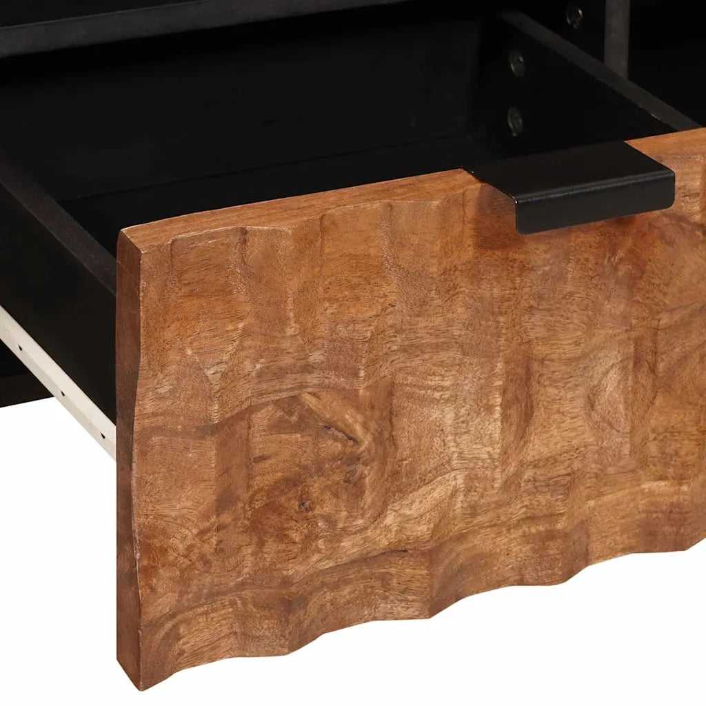 Mobile TV | Armadietto TV | Mobile Porta TV con cassetto Finitura Marrone Acacia 100 x 33 x 46 cm