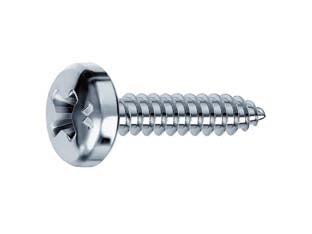 VITI AUTOFILETTANTI TESTA CILINDRICA ACCIAIO ZINCATO BIANCO- - ø mm.3,5x6.5 - 500 pezzi MUSTAD