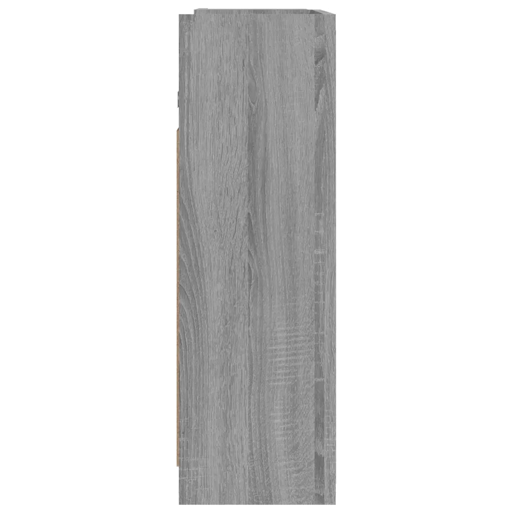 Mobile da Bagno a Specchio-Armadietto a Specchio da Bagno Grigio Sonoma 62,5x20,5x64 cm Legno