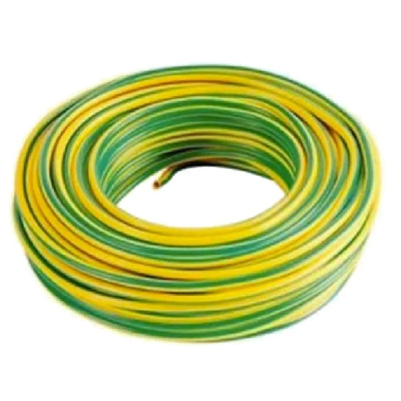 Cavo elettrico cordina unipolare giallo/verde antifiamma FS17 1 x 2,5 mm matassa 100 m