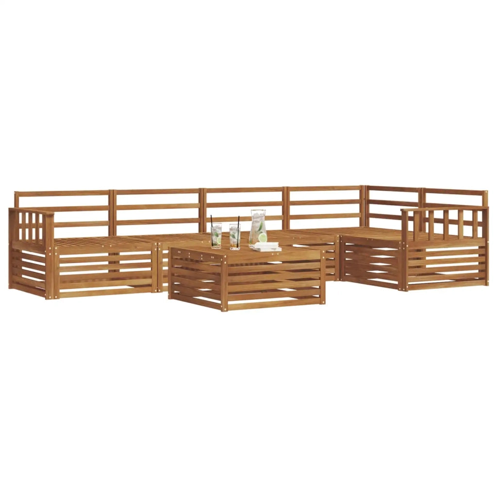 Set di divani da esterno 6 pcs Naturale 3373489