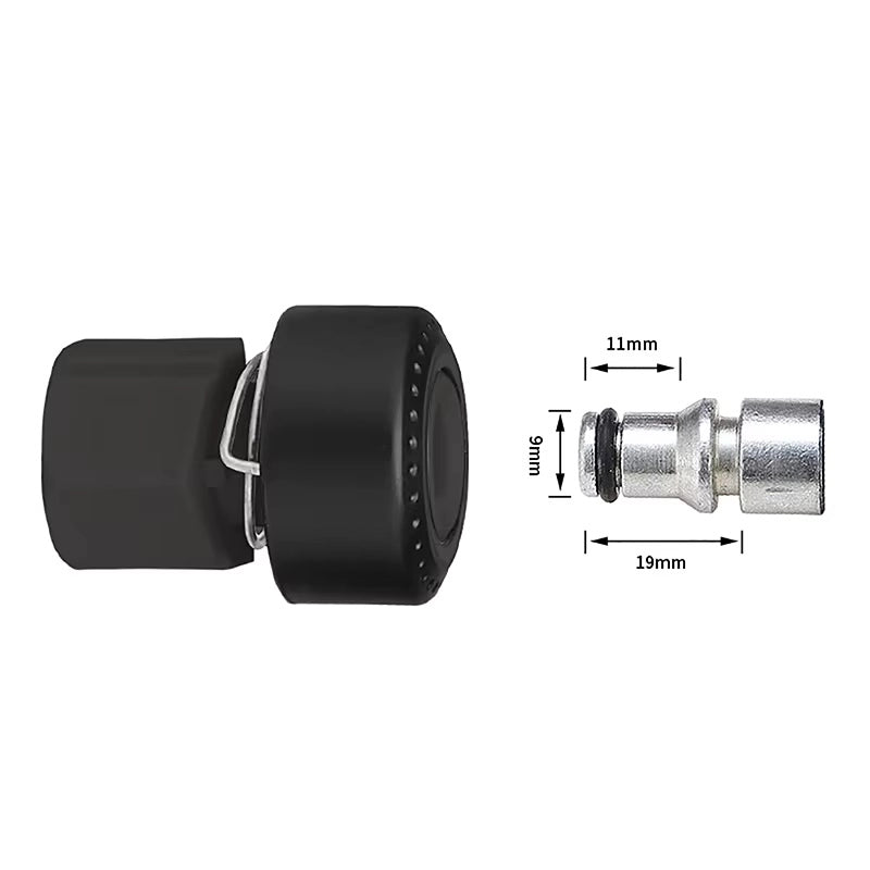 Adattatore ClickFit M22 – Compatibile con Idropulitrici Nilfisk Serie 5 | Filettatura M22x1,5 | Materiale Resistente