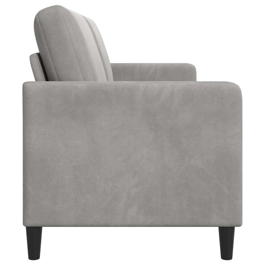 Divano con Storage Grigio Chiaro 192 x 78 x 87 cm Poliestere 42036989