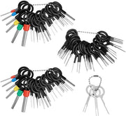 Kit di rimozione terminali 59 pezzi - set di rimozione terminali - set di esclusioni autoset - rimozione pin-less - set di connettori cavo - facile da usare - rimozione terminali
