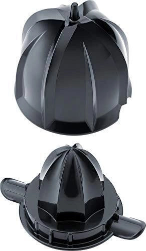 Steba 25-03-00 ZP 3 Spremiagrumi elettrico con leva 100 W 2 coni in acciaio inox avvio automatico colore Nero Acciaio inossidabile