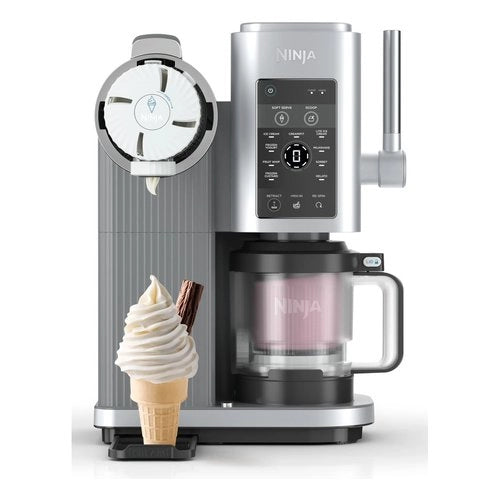 Macchina gelato ninja nc701eu creami scoop & swirl 13in1 silver