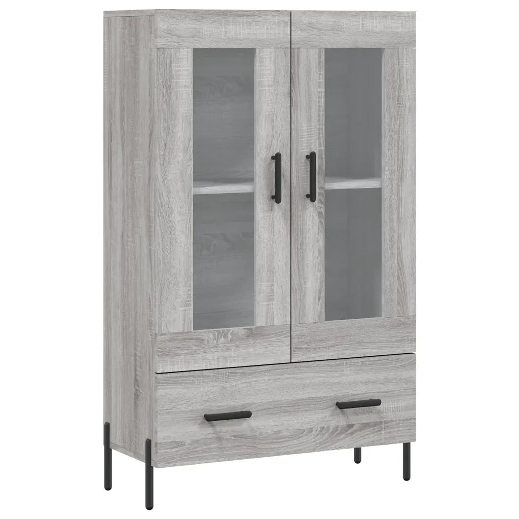 Credenza | Madia | Buffet da pranzo | Armadio da pranzo Grigio Sonoma 69,5x31x115 cm in Legno Multistrato