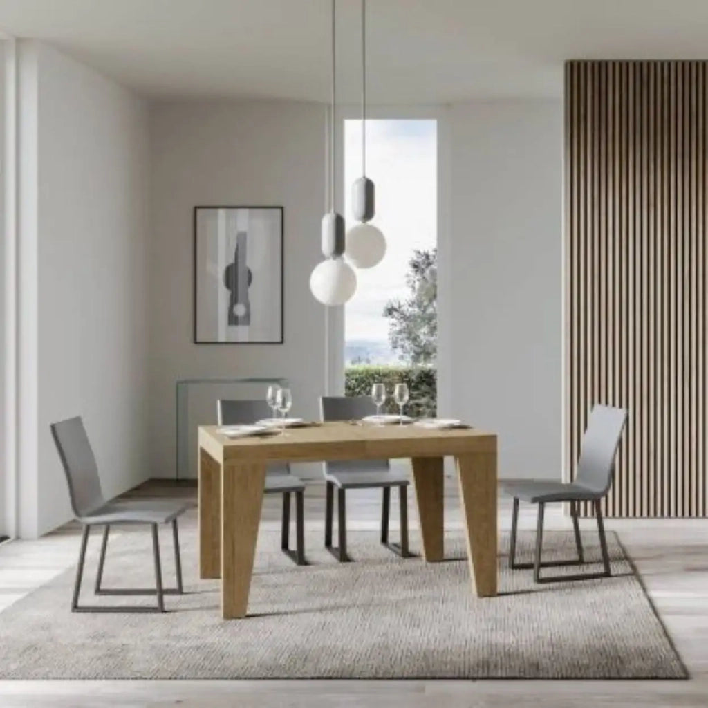 Tavolo allungabile 140/400x90 cm Naxy colore quercia natura