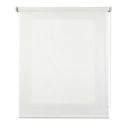 Tenda a Rullo Filtrante, Tenda Avvolgibile Traslucida Liscia Per Finestre e Porte Bianco 60x180 cm