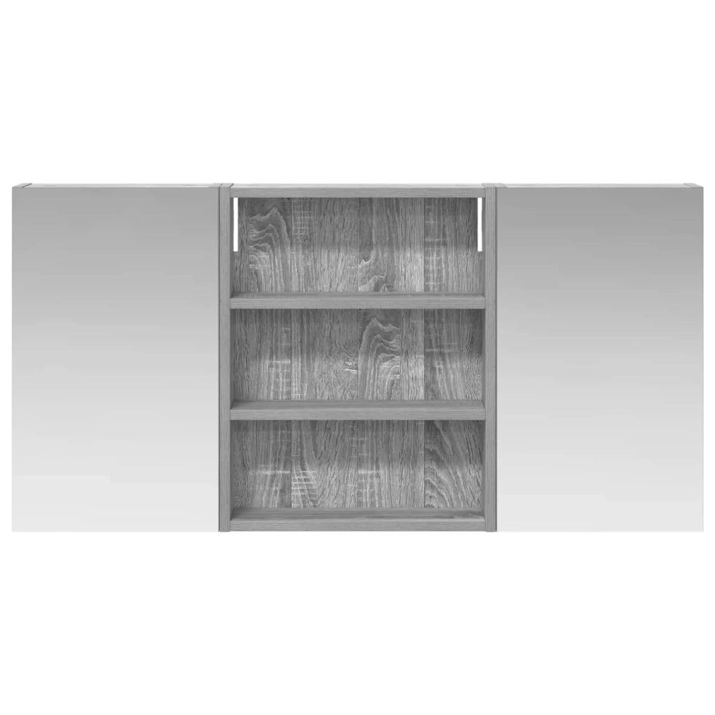 Set di Armadi da Bagno | Armadio da bagno con lo scaffale 3 pz 100 x 10,5 x 50 cm