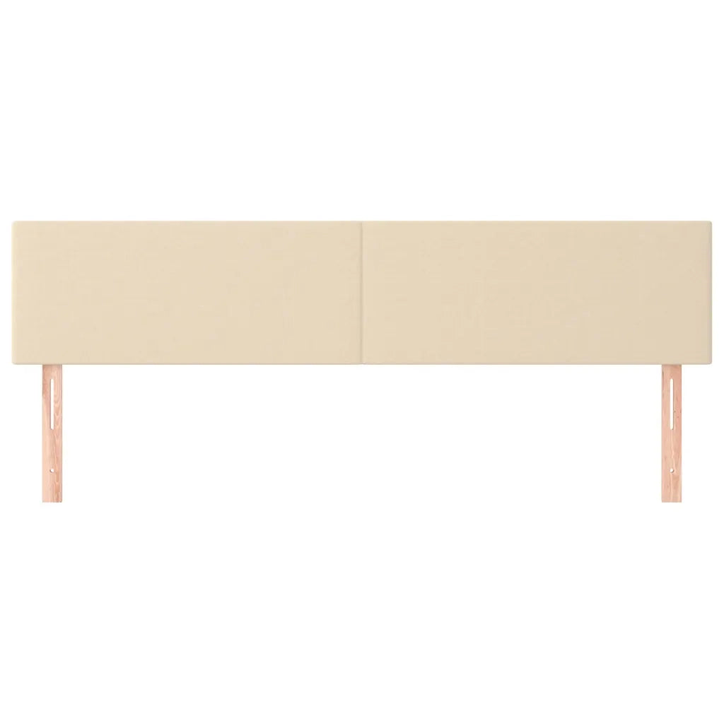 Testiera | Testata Crema 180x5x78/88 cm in Tessuto