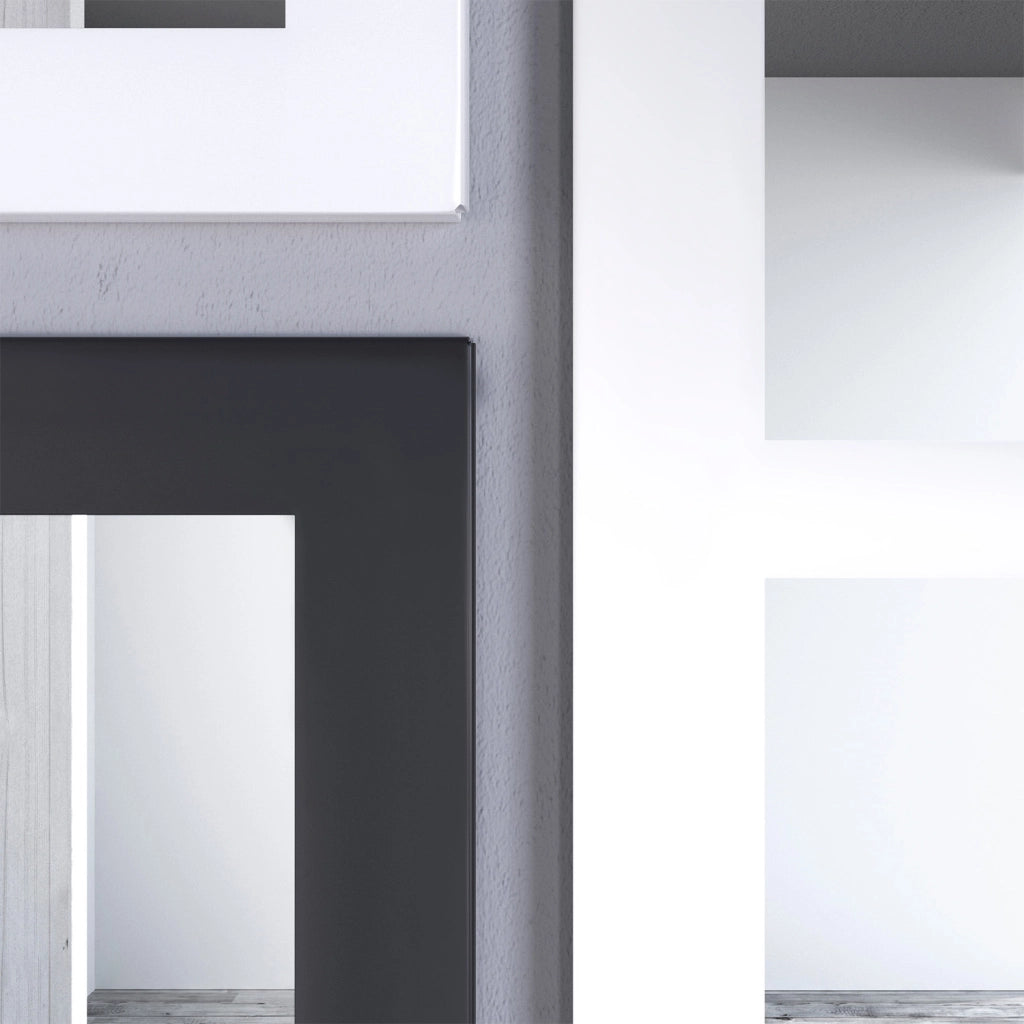 Specchio da parete AGADEZ bianco